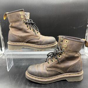 Dr Martens Crazy Horse Boots Mens Size 4 Distressed Leather 1460 Doc Martens